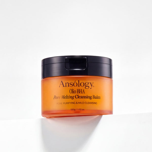 Baume démaquillant fondant Olio-BHA Ansólogy, première étape du double nettoyage